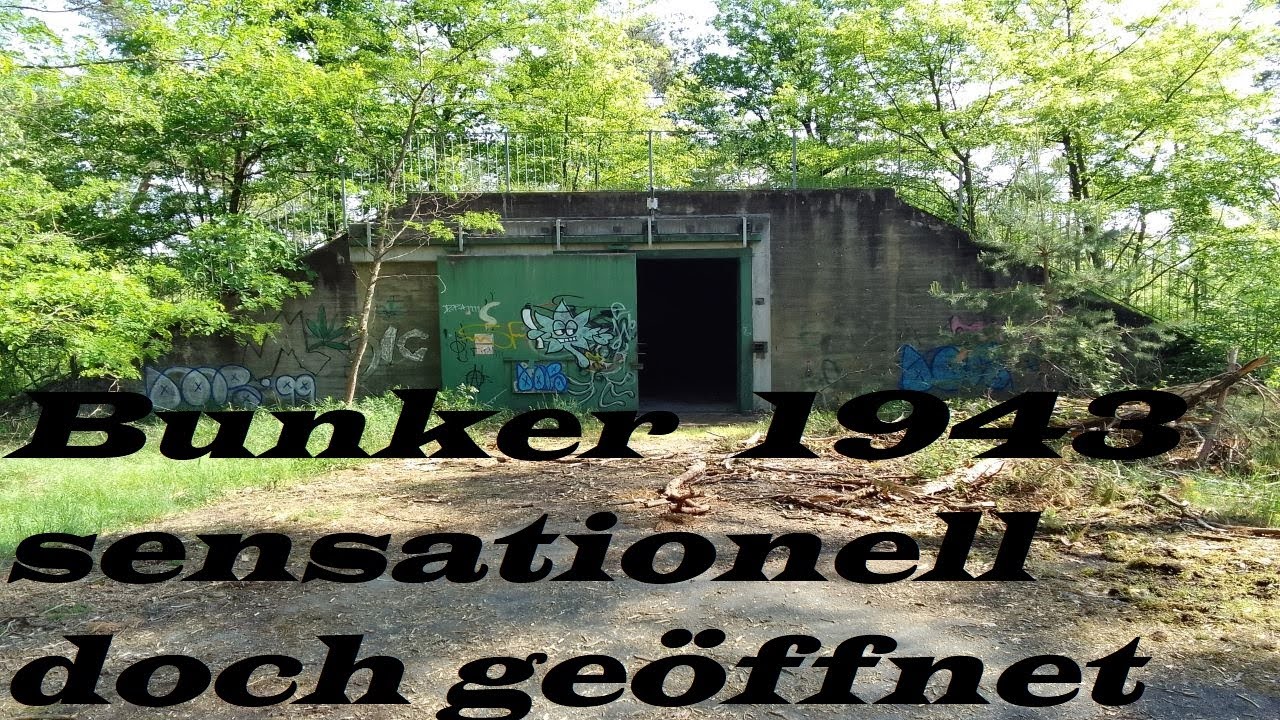 Lost Place - Panzerwald Mannheim - PSP 54 : Bunker 1943 und 1945 sensationell wieder geöffnet.