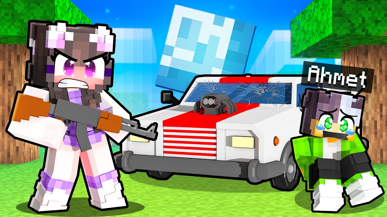 OTOSTOPÇU SERİ KATİL KIZ TARAFINDAN KAÇIRILDIM! -Minecraft