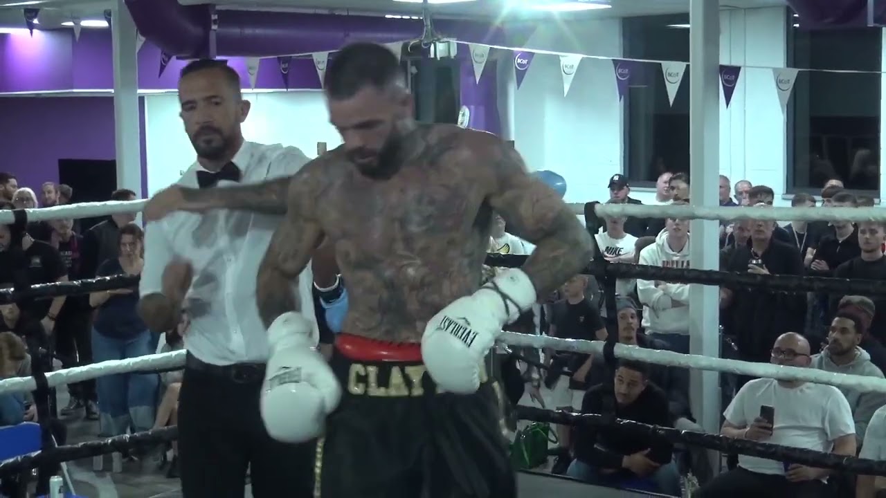 Basingstoke White Collar Boxing Bout 4 Luke Clayton Vs Deniss Kuzmins