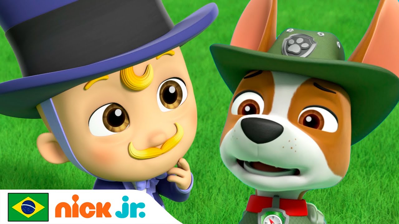 Patrulha Canina | O prefeito Humdinger virou um BEBÊ?! | Nick Jr. em Português