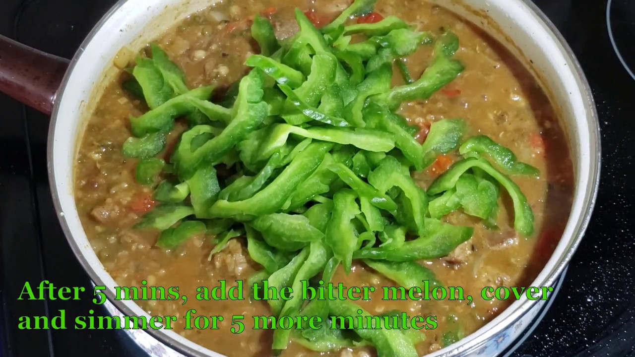 Ginisang Munggo with Pork (Sauteed Mung Bean) / Pork Monggo