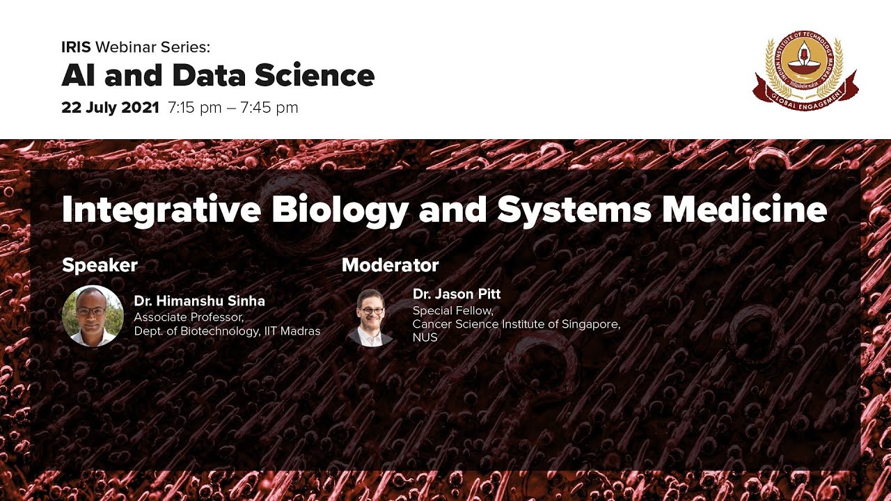 Integrative Biology and Systems Medicine - AI and Data Science Cluster
