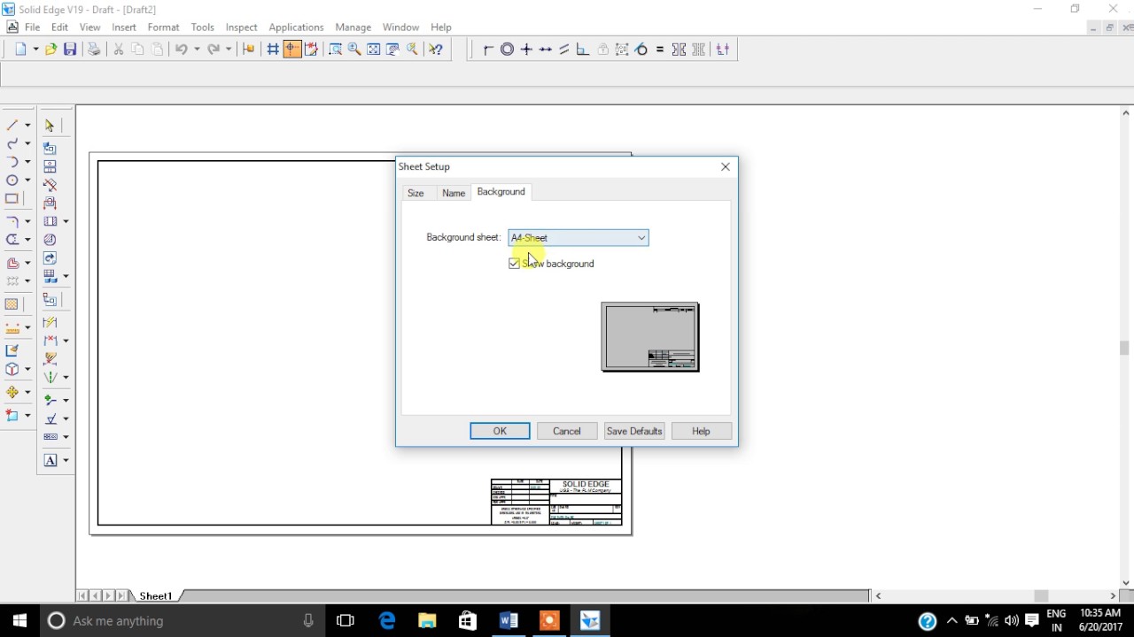 CAED engineering graphics vtu solid edge