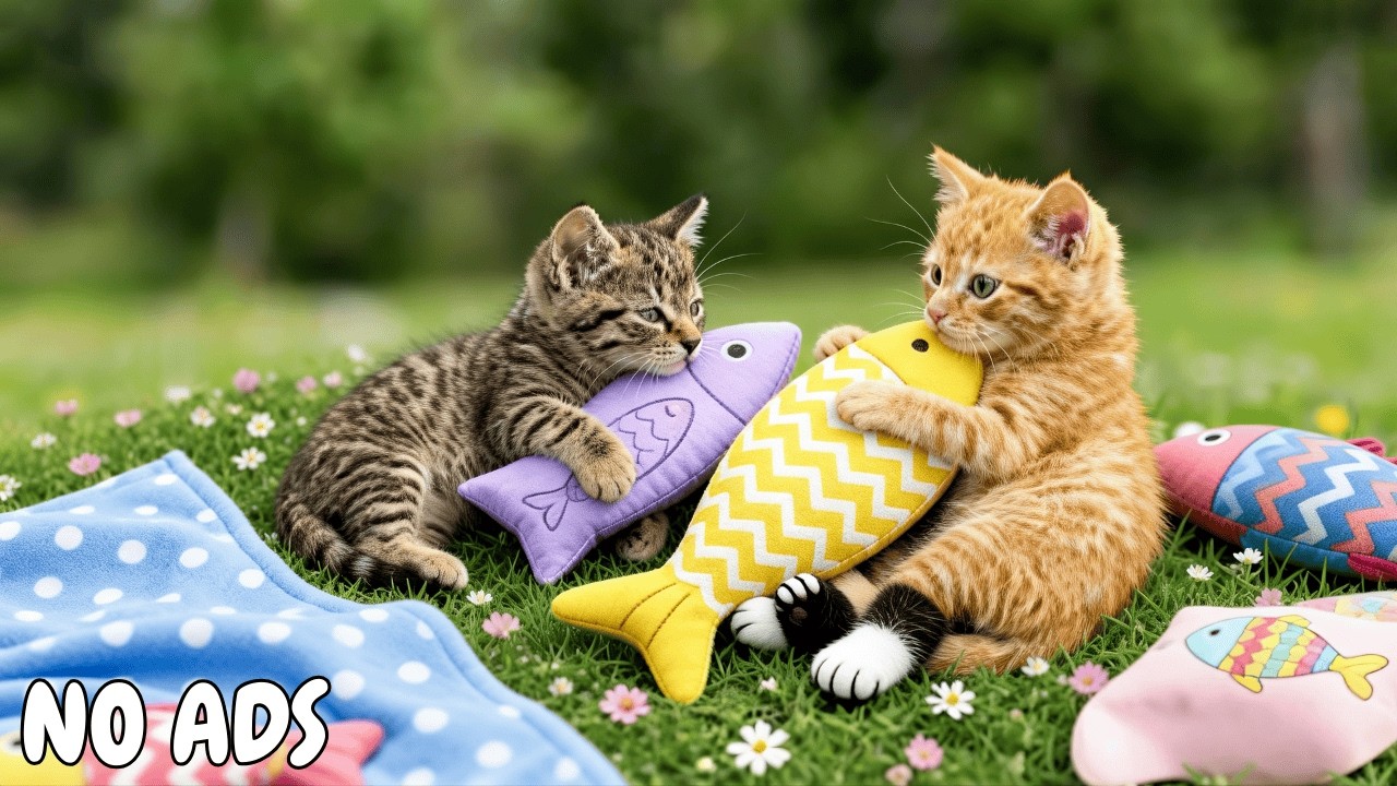 12 часов музыки для сна кошек 🐱 Нежное спокойствие для глубокого отдыха и расслабления 🌙 Без рекла