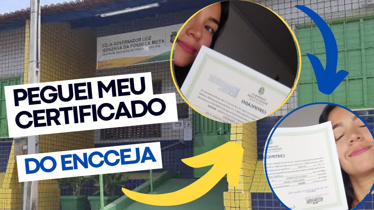 ENCCEJA- COMO PEGAR O CERTIFICADO!