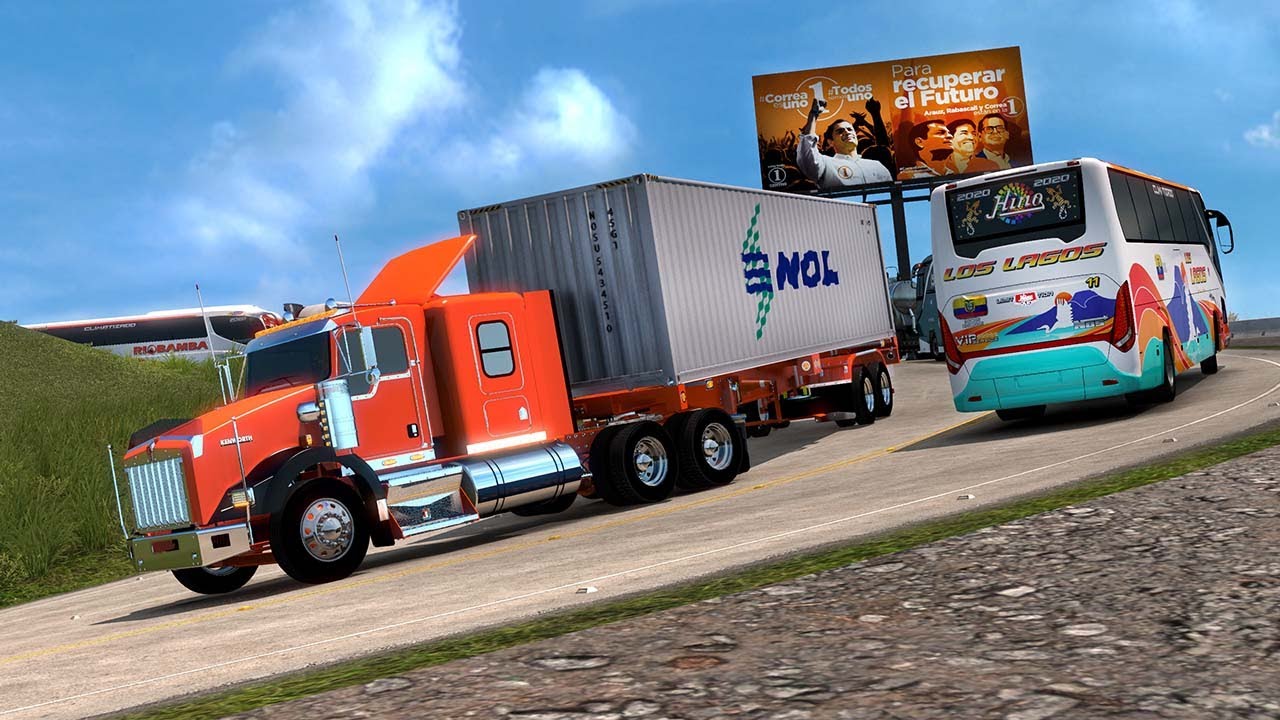 CUENCA ECUADOR CURBAS PELIGROSAS KENWORTH T800 ACCIDENTE EN EL PUENTE