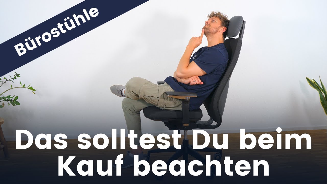Ergonomische B&uuml;rost&uuml;hle: Worauf Du beim Kauf achten solltest