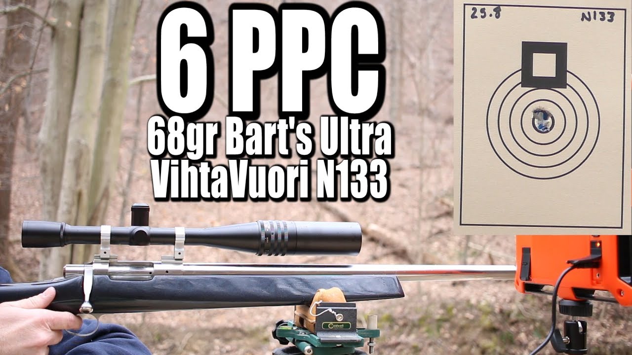 6 PPC - First test with 68gr Bart's Ultra and N133