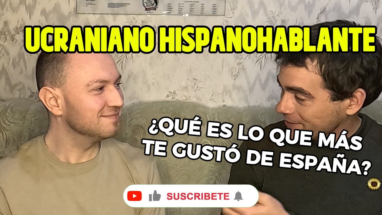 UCRANIANO hispanohablante nos cuenta que es lo que MÁS le gustó de ESPAÑA