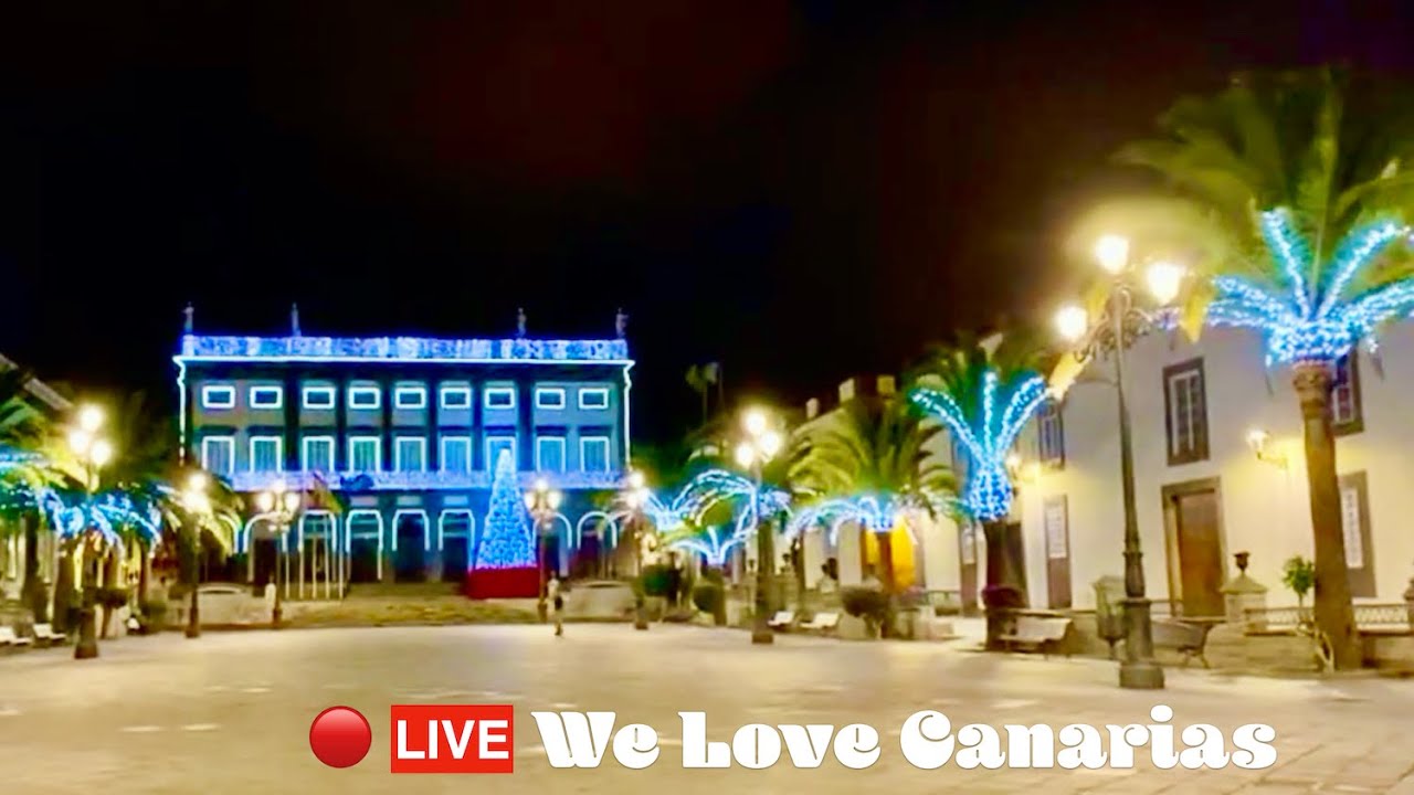 Gran Canaria Live 🔴 Сегодня в Лас-Пальмасе зажигается рождественский свет 🎄