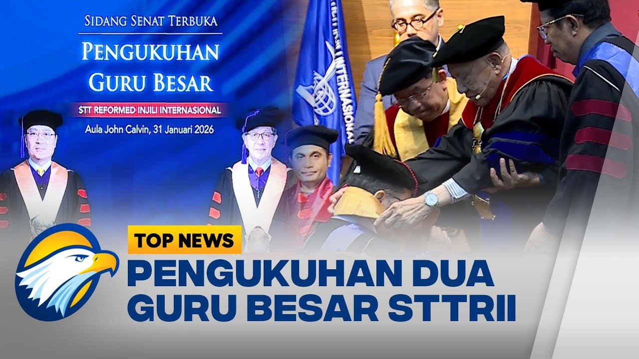 STTRII Kukuhkan Pendeta Billy Kristanto dan Stevri Lumintang sebagai Guru Besar - [Top News]