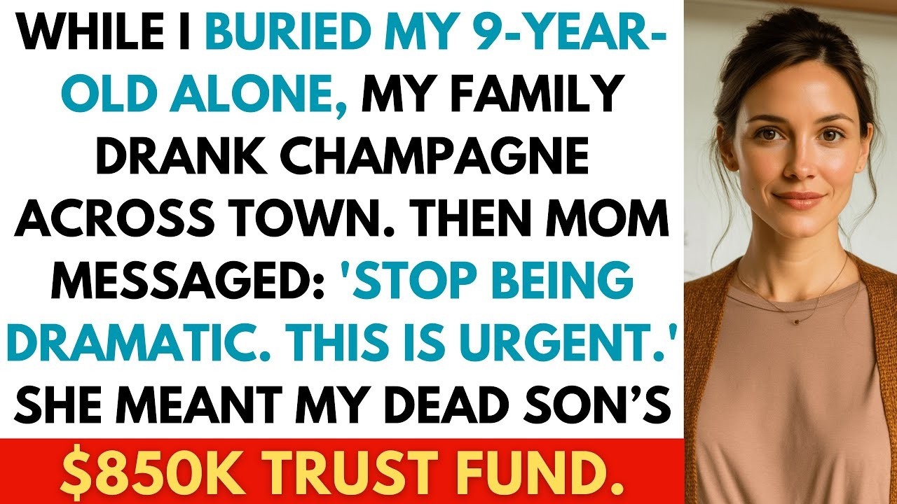 My Parents Skipped My Son’s Funeral—Then Demanded His $850K Trust for My Sister’s Wedding