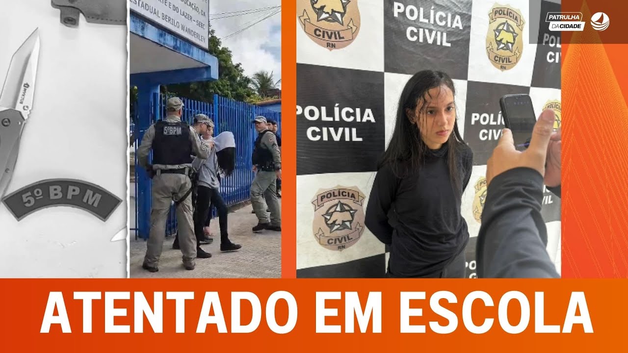 Aluna realiza atentado a TIR0S dentro de escola, um colega foi B4LE4DO