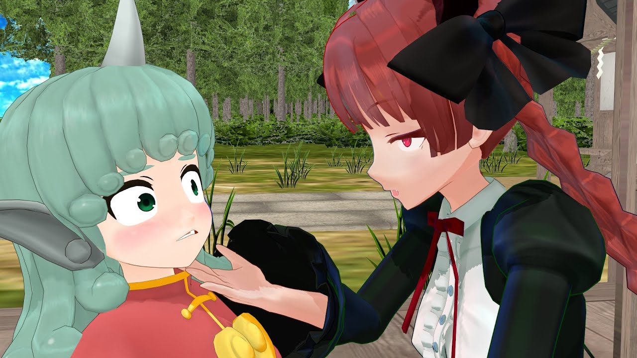 「狛犬と化け猫の噺」#東方MMD #高麗野あうん #火焔猫燐