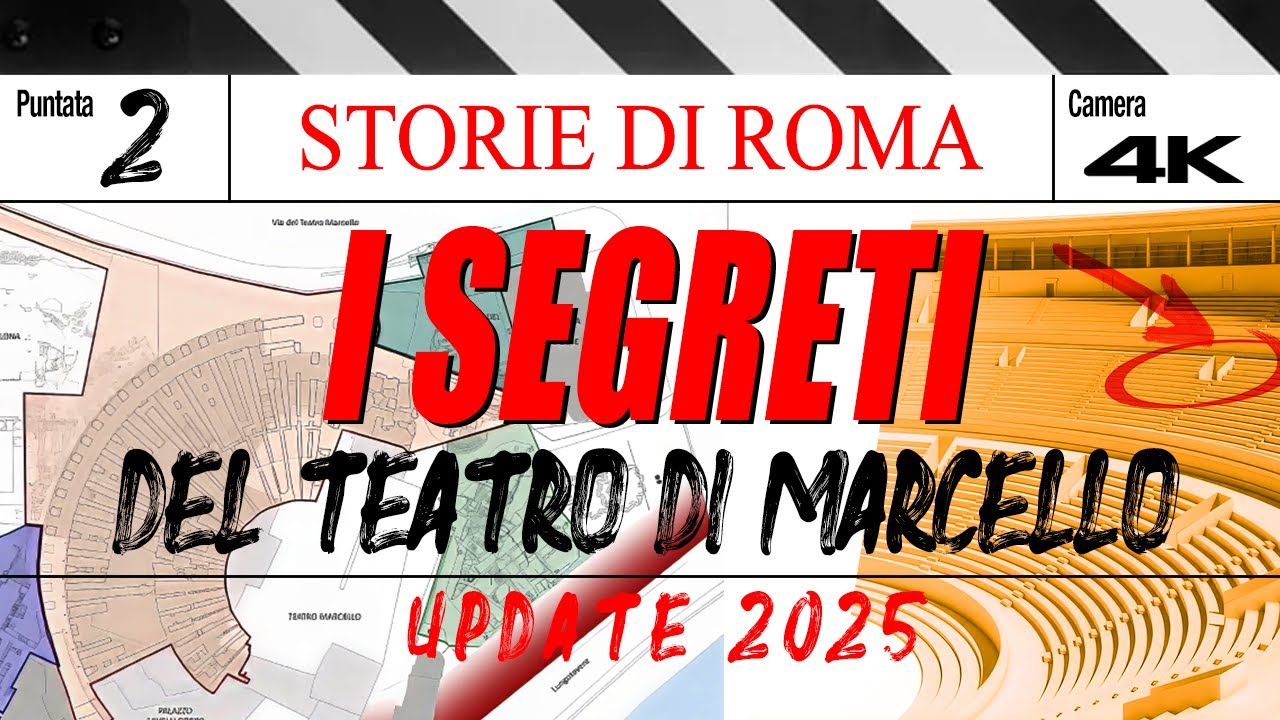 Il Teatro di Marcello dal 15 A.C al 2025 | Storie di Roma #2 | 4K
