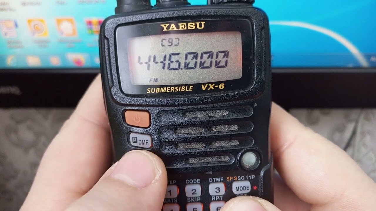 Yaesu VX-6 нет шага 6.25 кГц