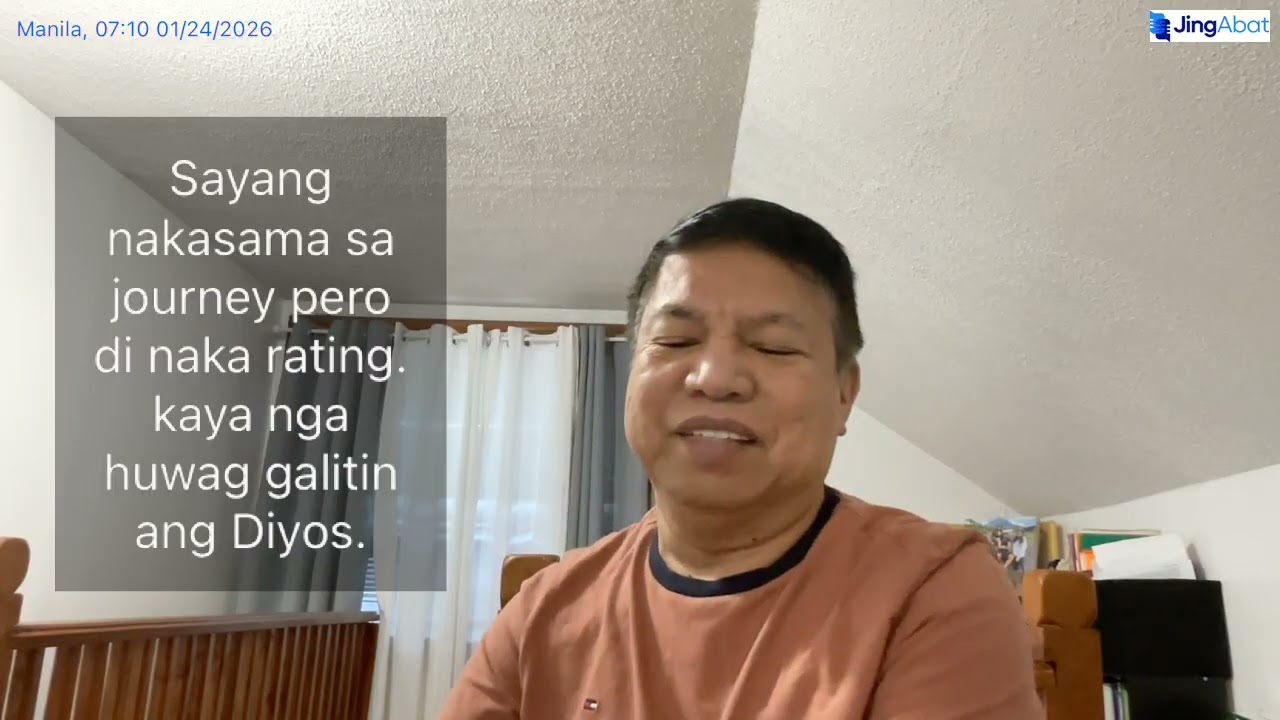 Huwag galitin ang Diyos