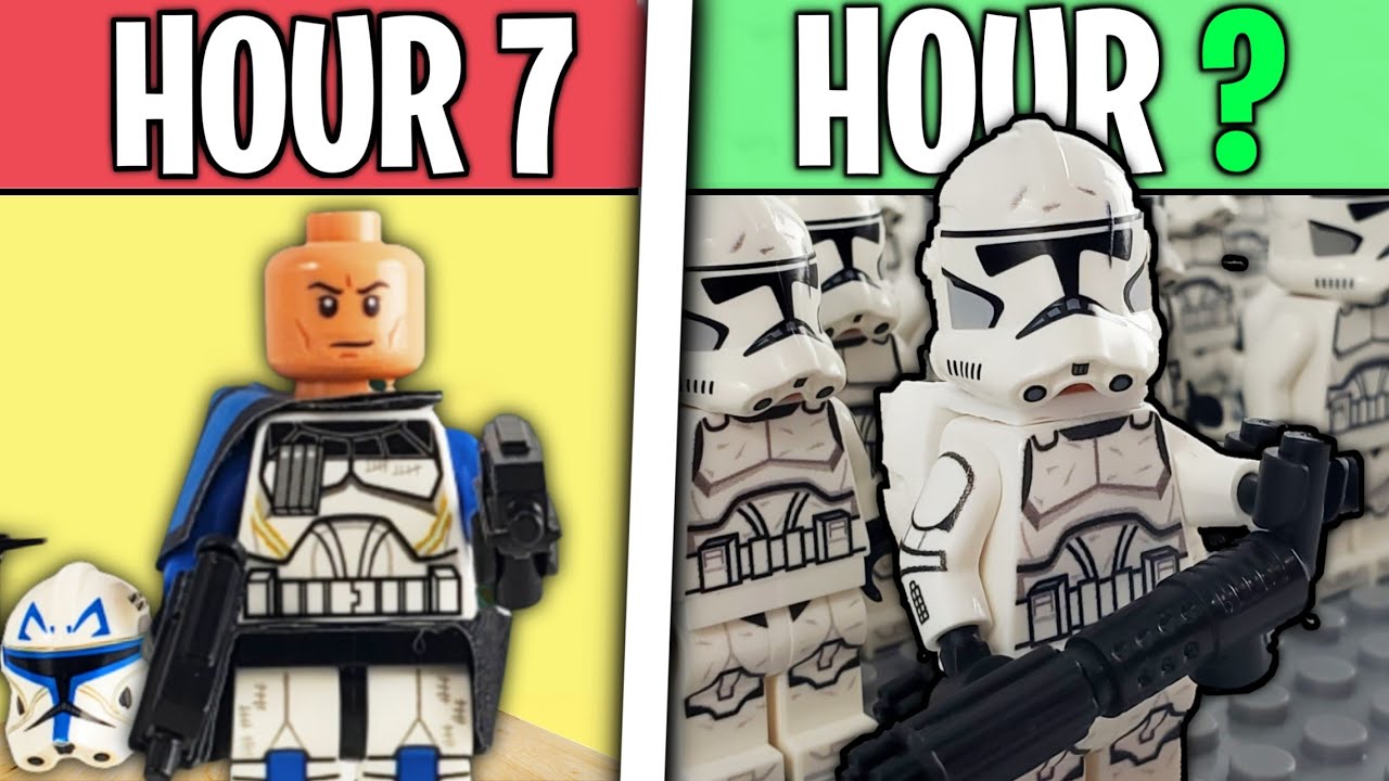 Я создам более 250 уникальных минифигурок LEGO Star Wars за 24 часа!