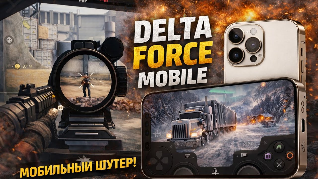 Delta Force Mobile — Чистый геймплей без комментариев