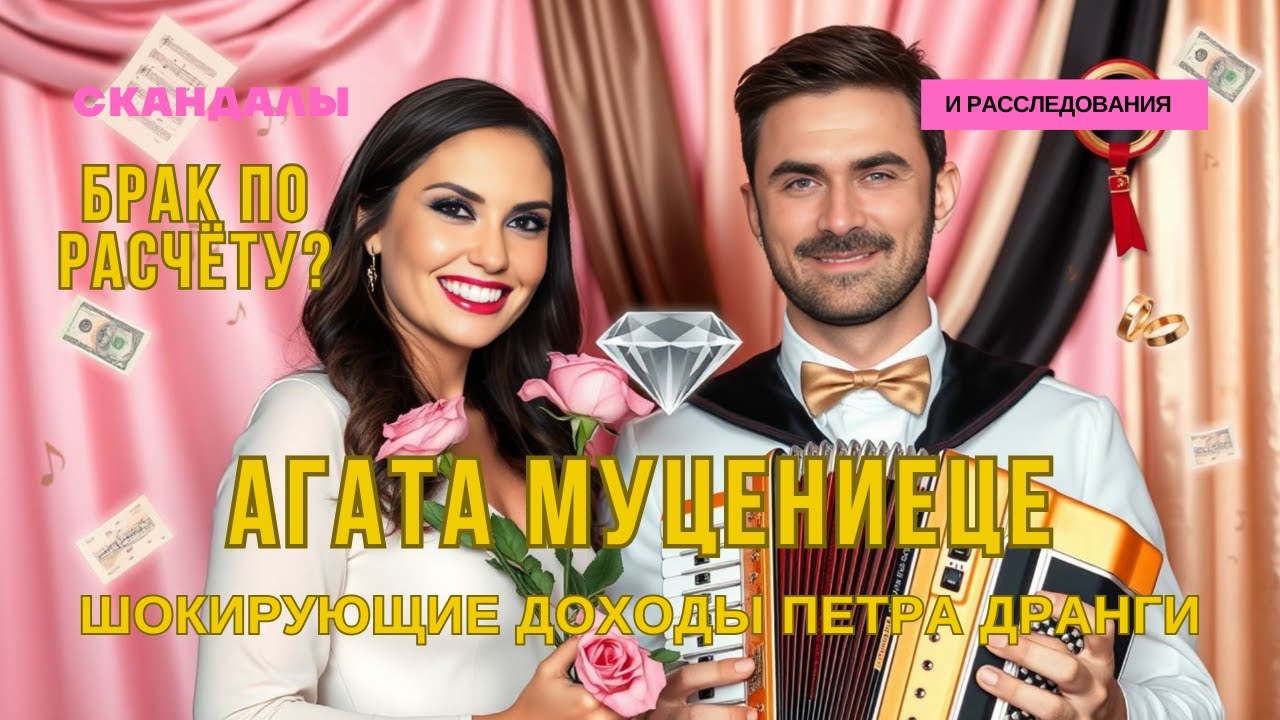 💍Агата Муцениеце вышла замуж по расчёту?  Шокирующие доходы Петра Дранги! 💰