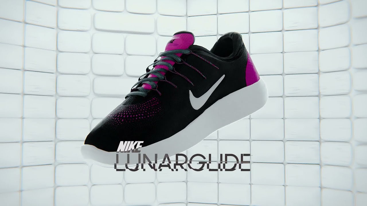 Nike - Lunarglide Shoes Ad (3D Motion)