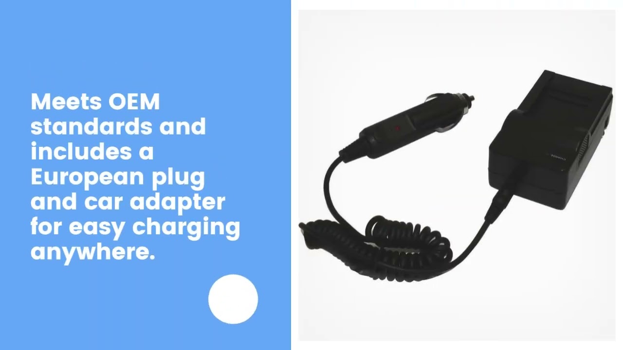 Garmin Montana 650 Replacement Battery (2-Pack, 2200mAh) and Charger