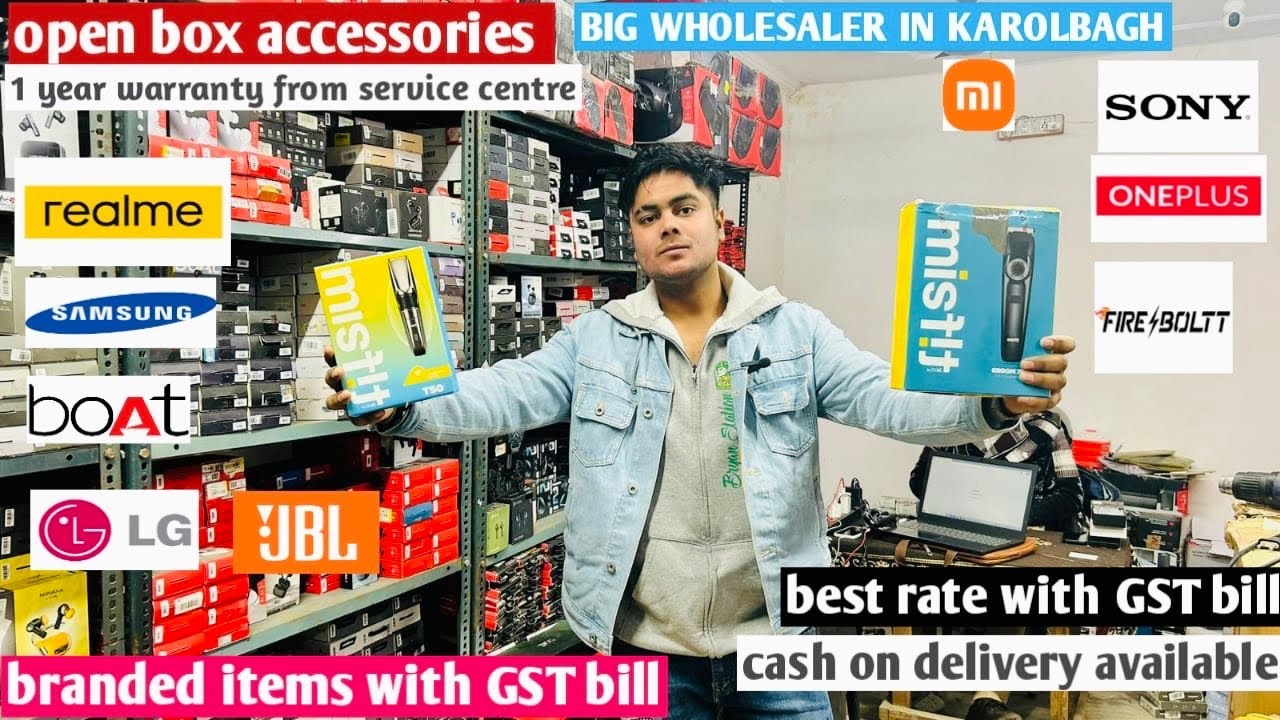 Open box accessories with oneplus,Realme , JBL , Apple , Sony accessories available with gst bill ✨🥂