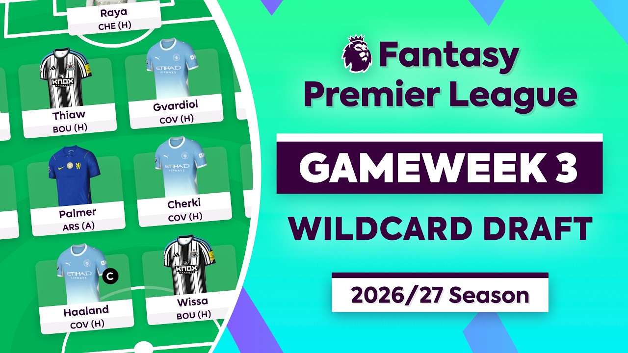 FPL GW3: СОСТАВ С WILDCARD | Висса, Шерки и Гвардиол | Советы по Fantasy Premier League 2026/27