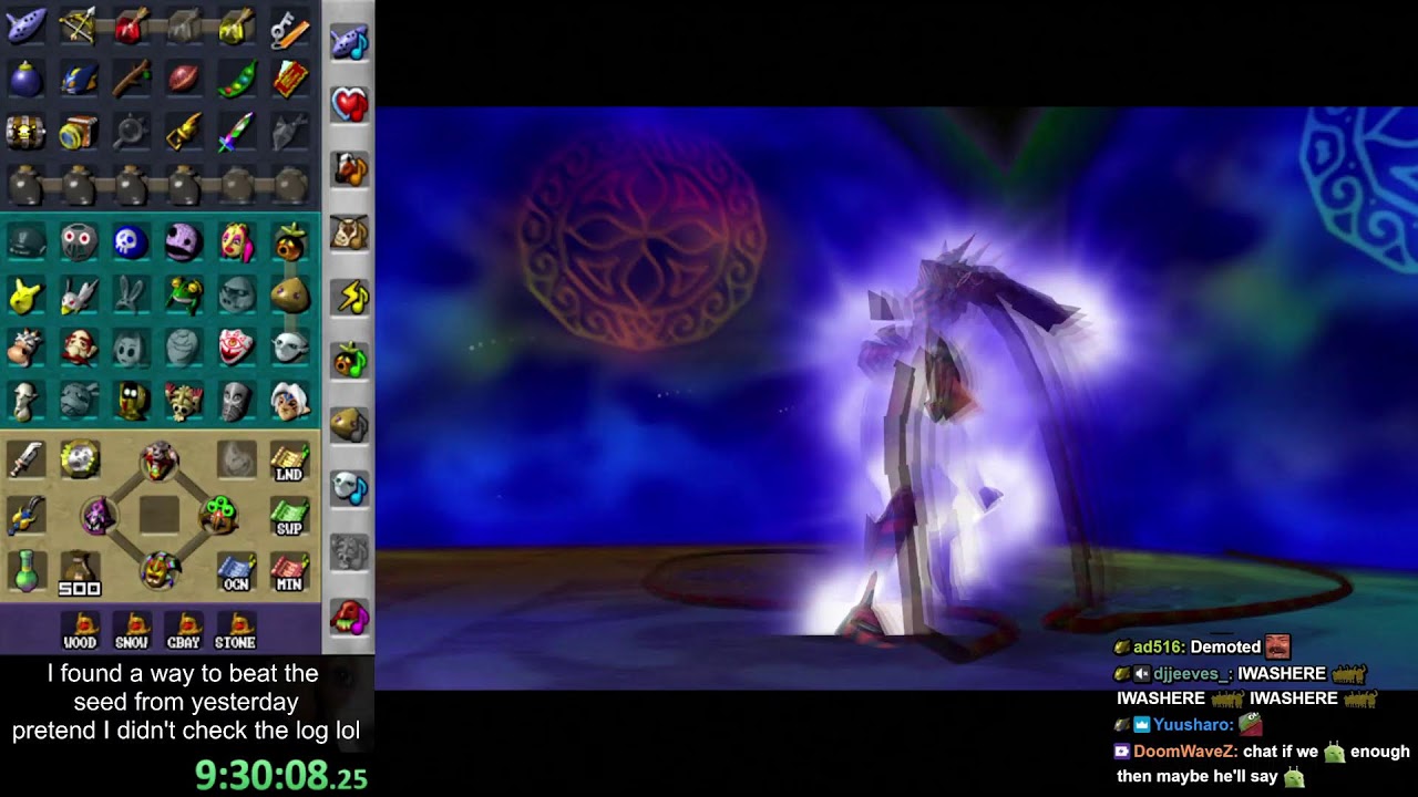 Finishing the impossible seed - Majora's Mask Randomizer