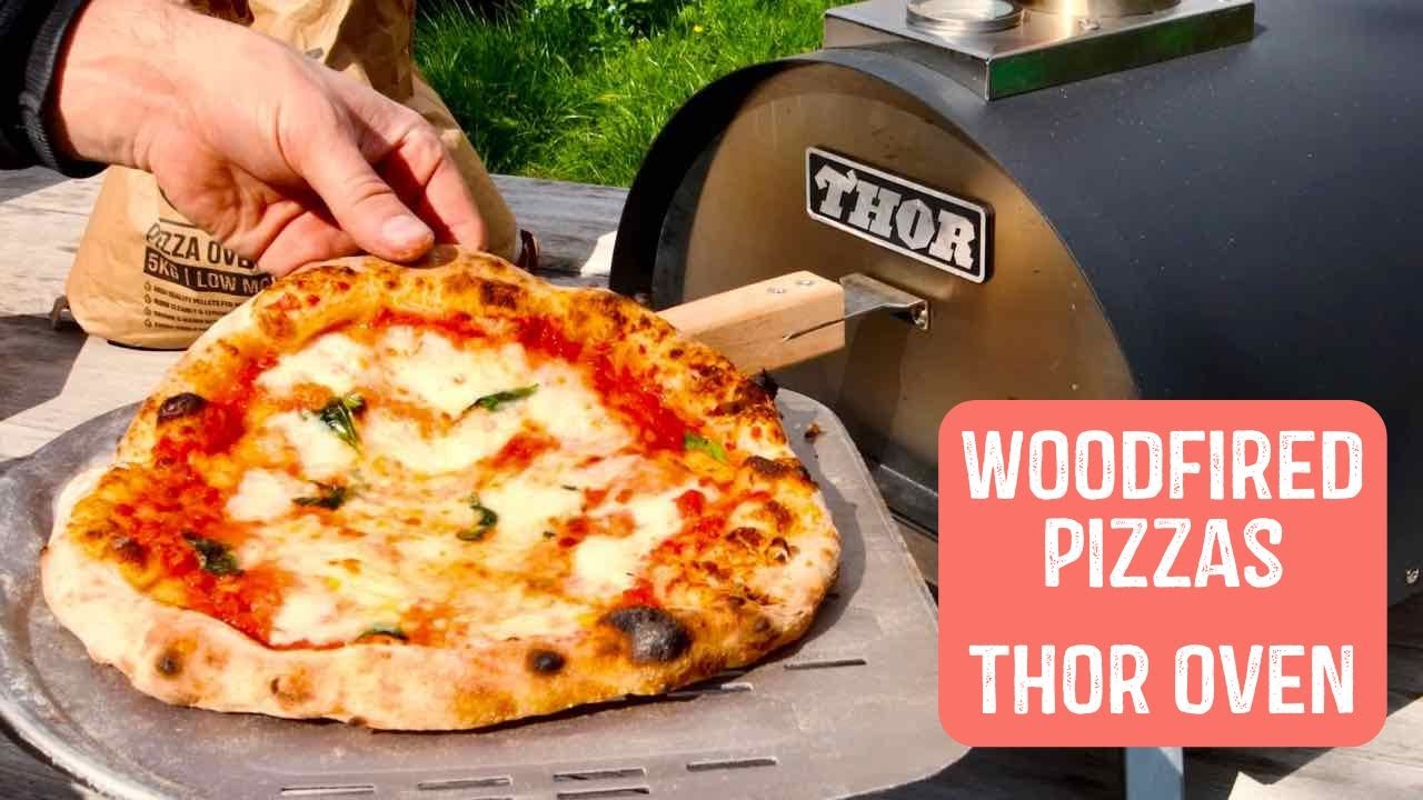 Woodfired Neapolitan Pizza Cooked in the Thor Pizza Oven