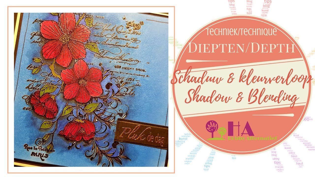 Diepte met schaduw en rillijnen/ Depth with shadows & score lines