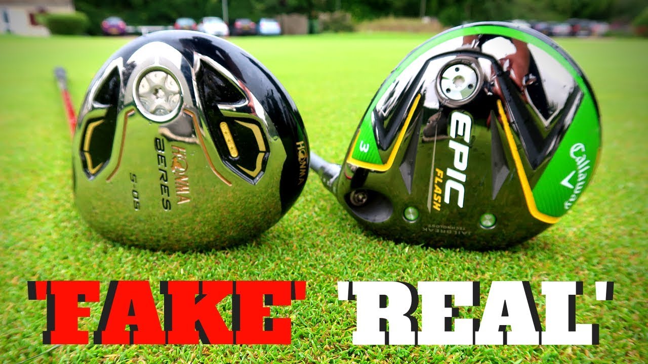 'FAKE' HONMA 3 WOOD Vs 'REAL' CALLAWAY EPIC FLASH -