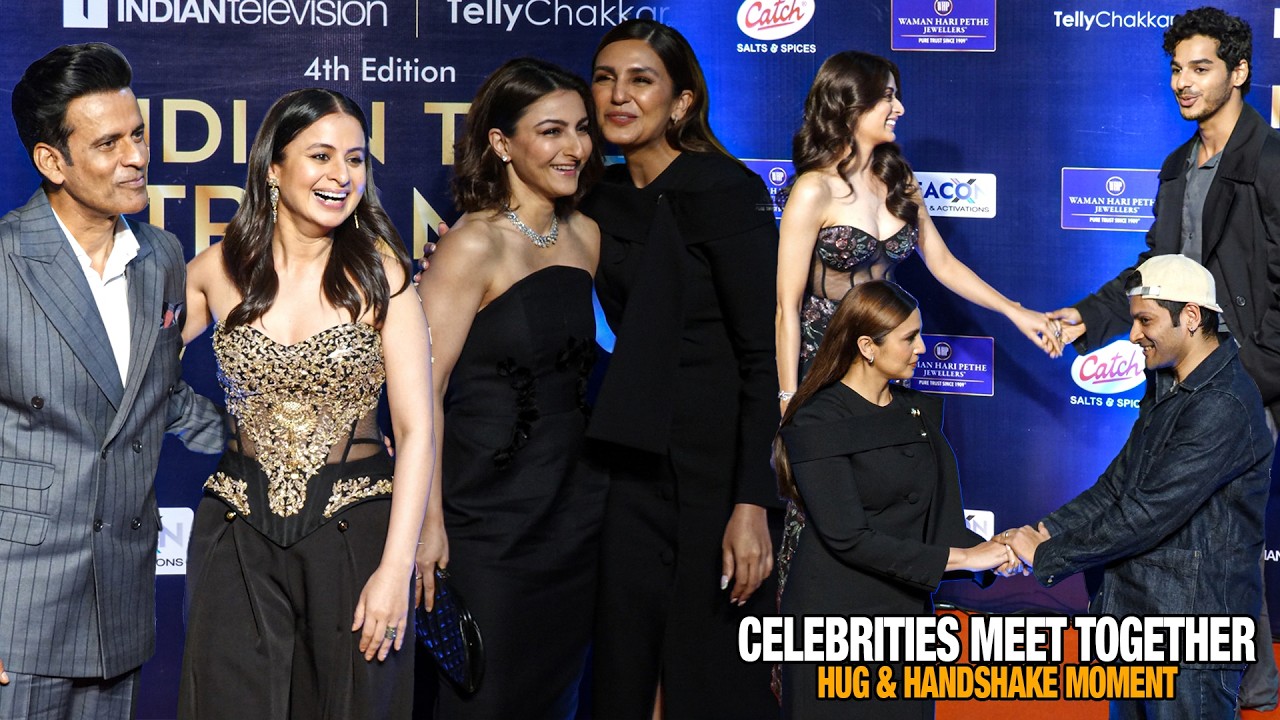 Celebrities Meet Together Hug & Handshake Moment | Rasika Dugal, Manoj, Huma Qureshi, Ishaan More