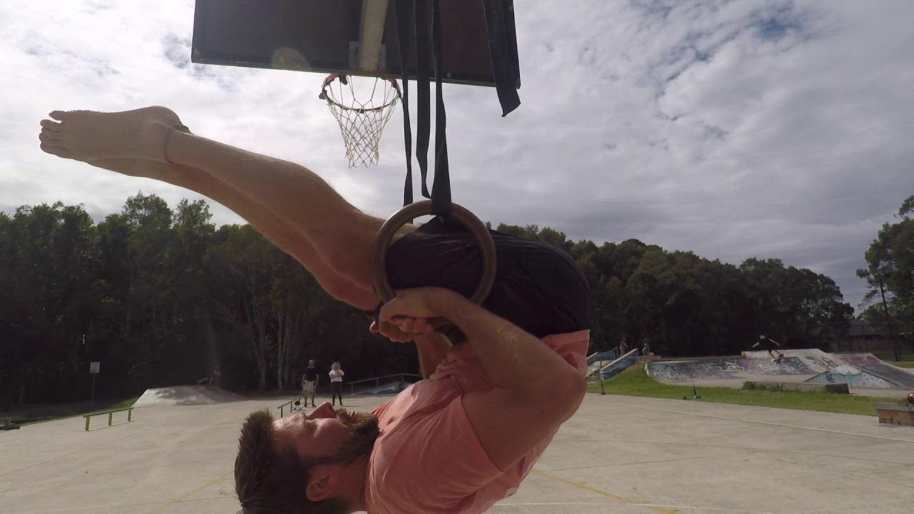 Forward Roll to Support on Rings