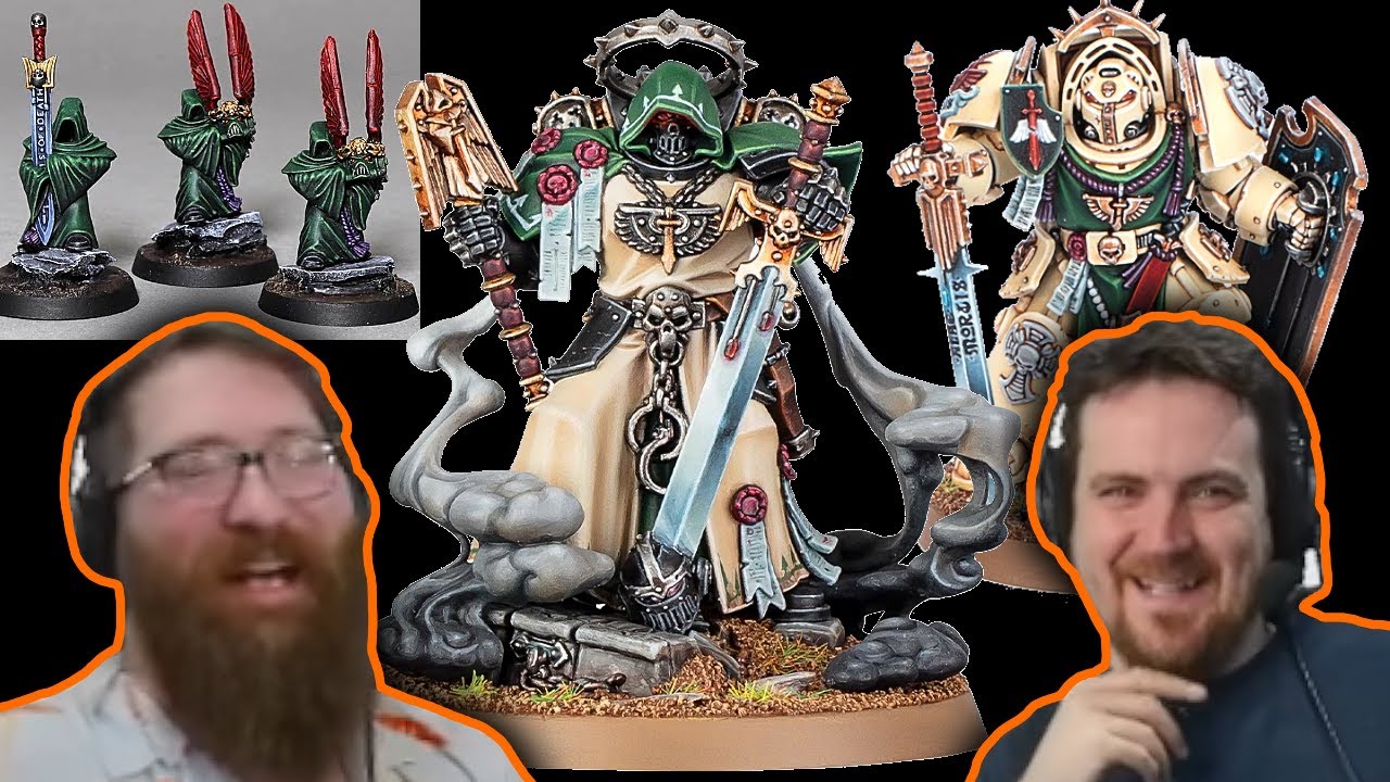 Dark Angels' Asmodai Miniature - Black Templars Do Dark Angels Better - Tom and Ben