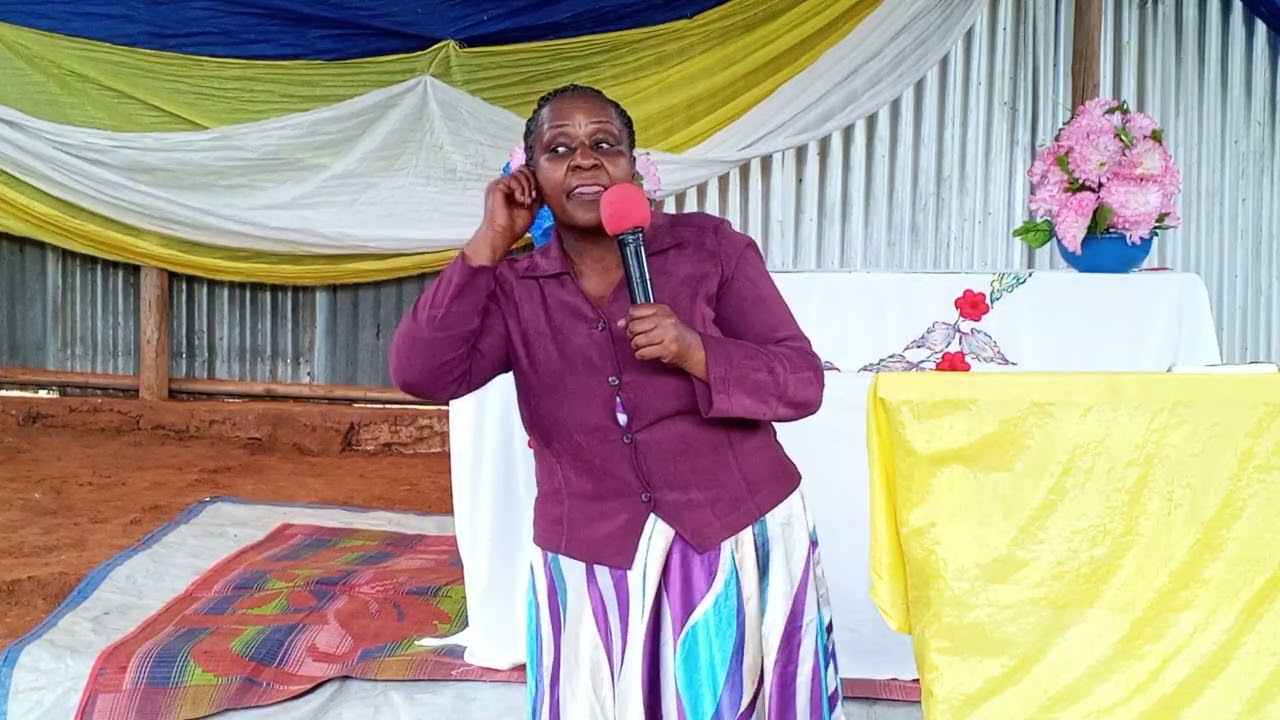 Tr Jovia preaching and teaching in Tanzania 