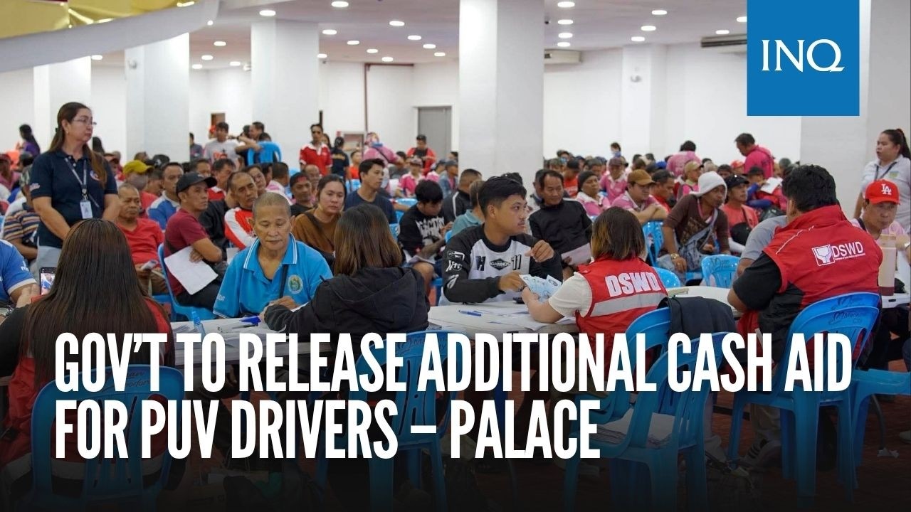 Gov&rsquo;t to release additional cash aid for PUV drivers &ndash; Palace