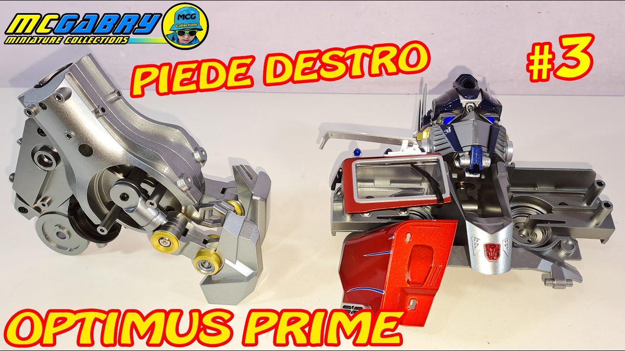 TRANSFORMERS OPTIMUS PRIME DEAGOSTINI N.3 PIEDE DESTRO CON CALCAGNO - MODELLISMO ROBOT AUTOBOT