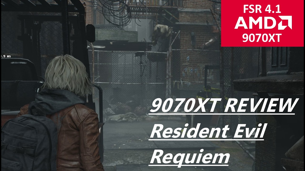 Обзор 9070XT — Resident Evil Requiem — Мне нравится качество изображения на AMD!
