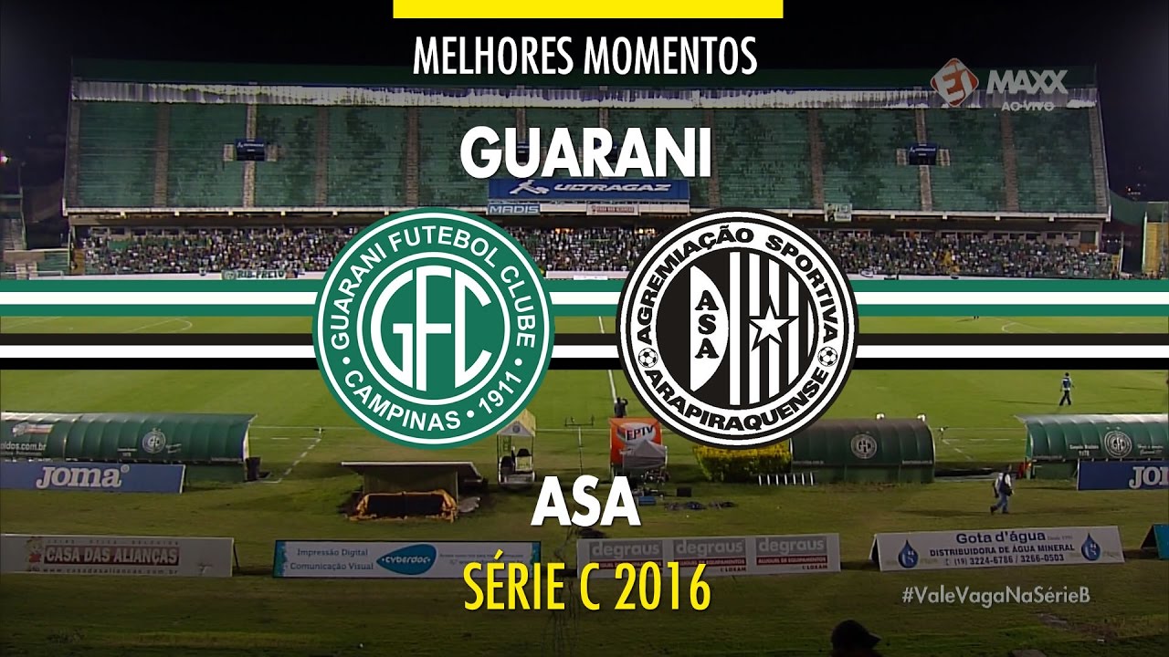 Melhores Momentos - Guarani 3 x 0 Asa-AL - Série C - 08/10/2016