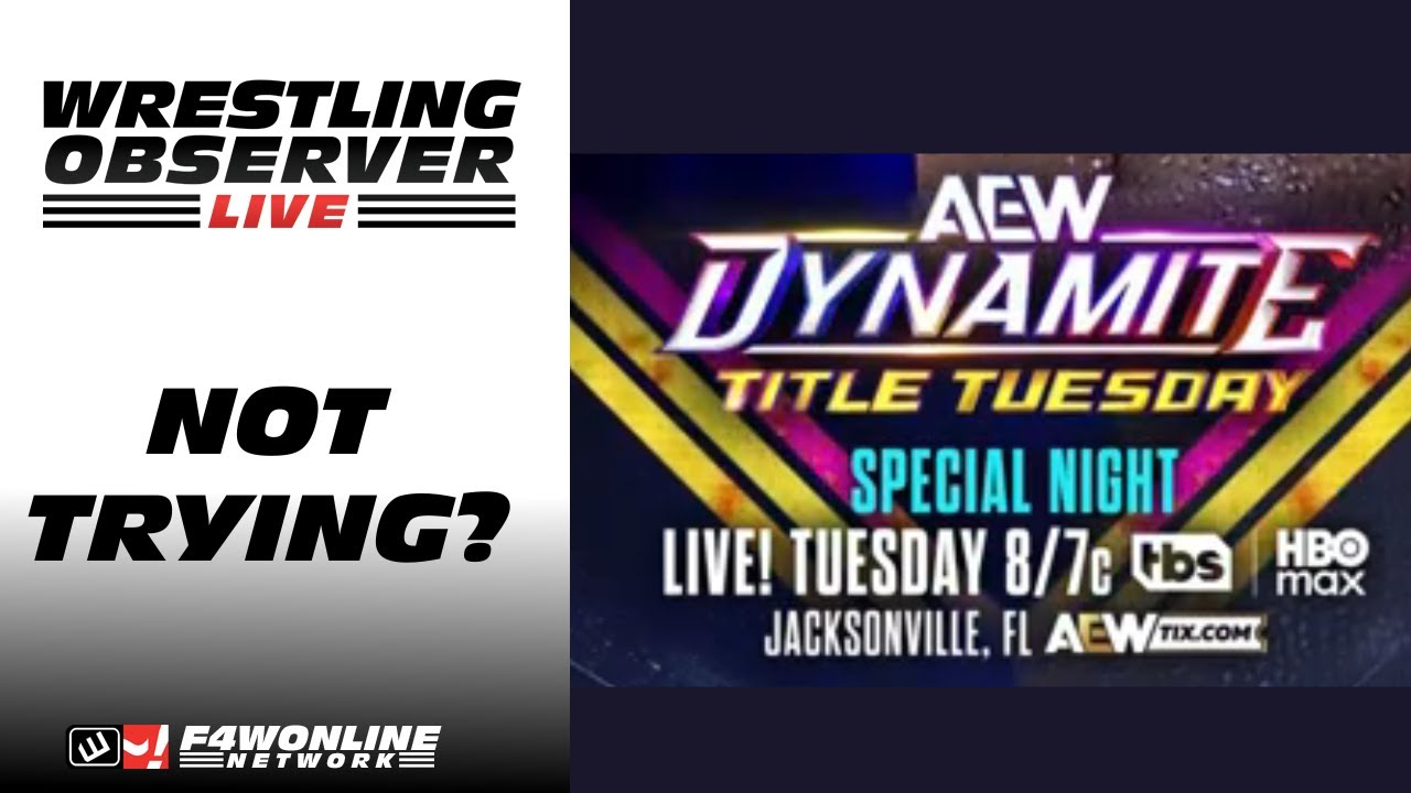 Tony Khan seems to have thrown in the towel on Title Tuesday | Wrestling Observer Live