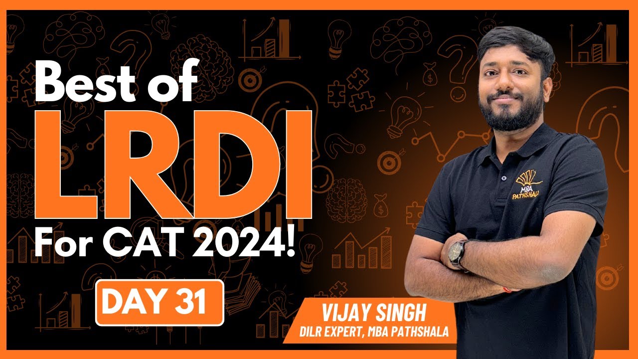 CAT 2024 | Best of LRDI |CAT 23 Slot 3 - AC Company | Day 31 | Vijay Sir | #cat2024