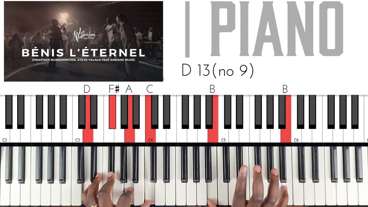 Jonathan Munghongwa, Steev Y., SimianeMusic - Bénis L'Éternel | Tutoriel Débutant PIANO QUICK