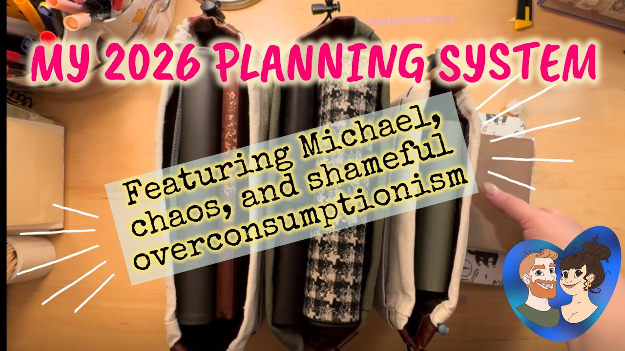 It is EMBARRASSING how many books I’m using this year… 2026 planner and journal ecosystem lineup