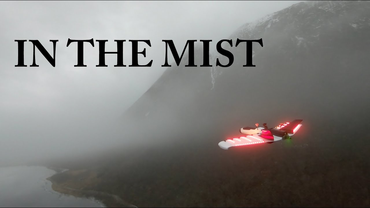 Plane And Drone In The Mist - ZOHD Dart XL