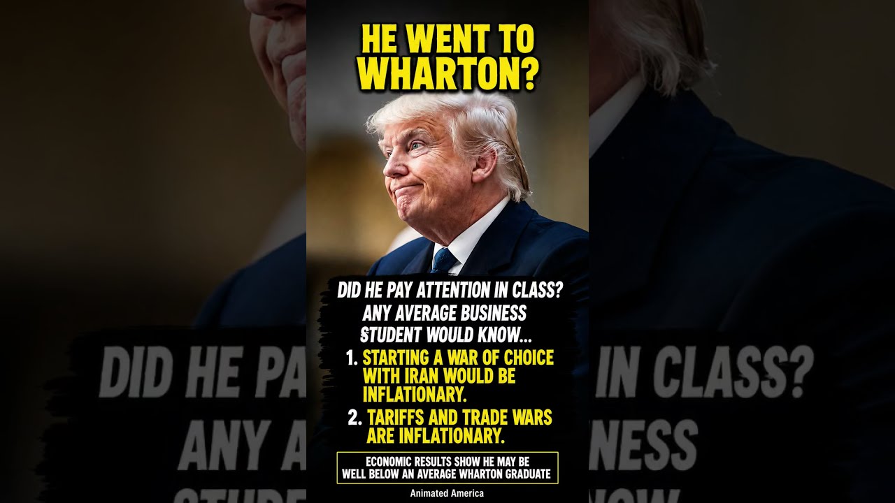 Wharton? Really? #trump #economy