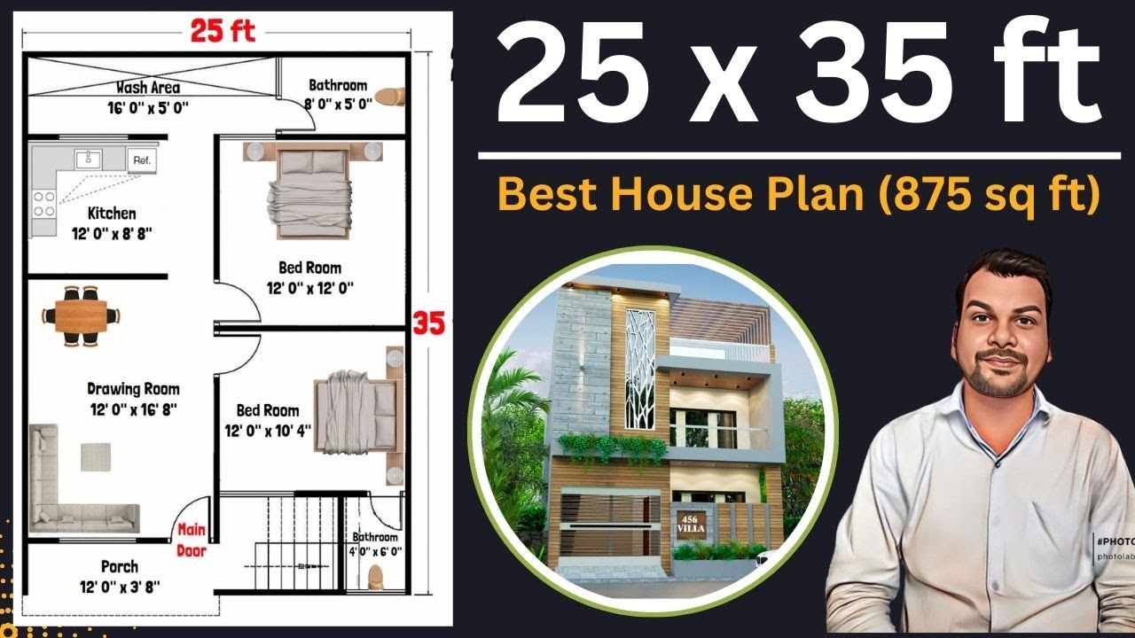 25 x 35 House Plan | 25x35 House Design | 25x35 Ghar ka Naksha | East Facing House Plan