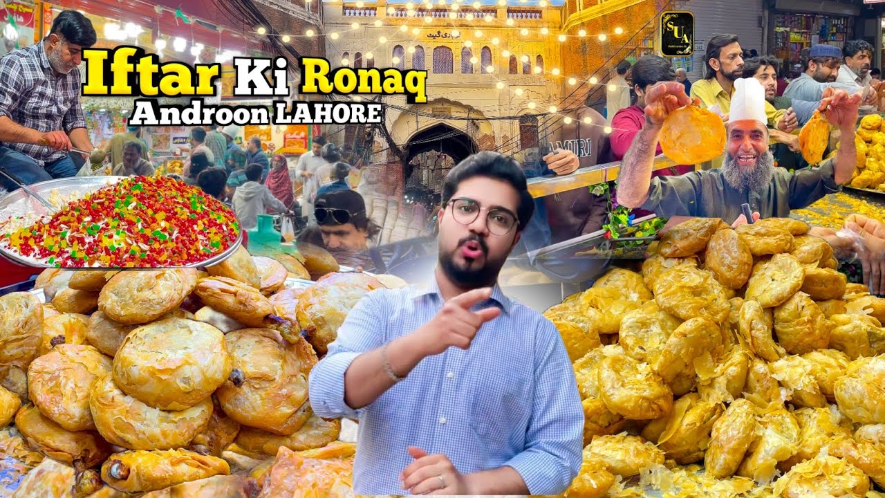 Iftar Rush In Androon LAHORE 😳- Ramzan Street Food- Best Chicken Kachori - Lohari Gate - Street Food