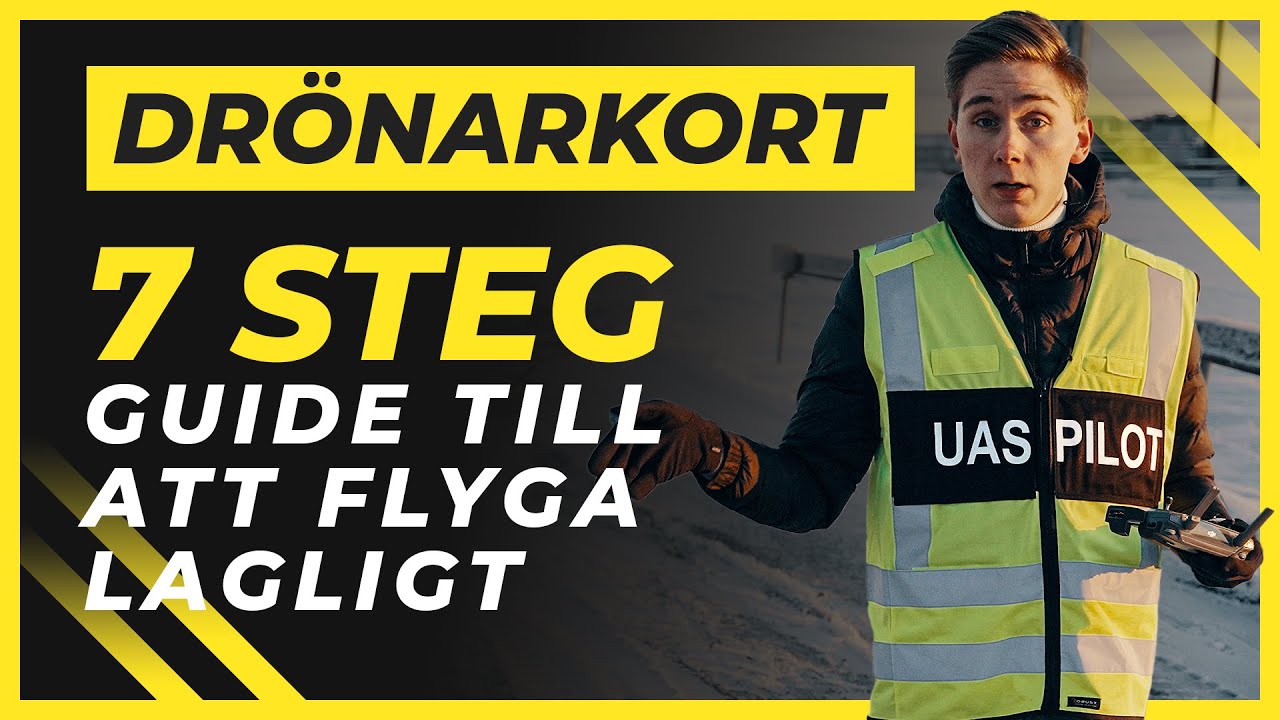 Guide till drönarkort | Så flyger du drönare lagligt