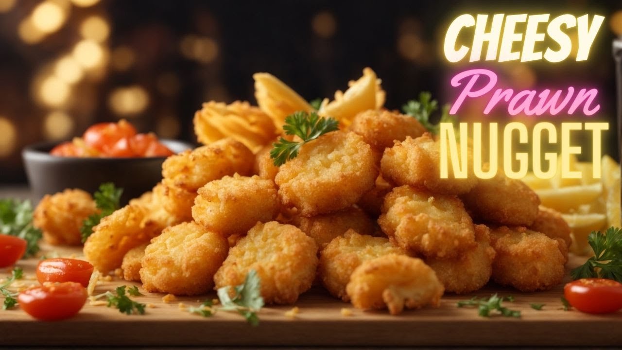 Coat your nugget with Lays Chips and squeeze in cheese to elevate this recipe like this ❣️